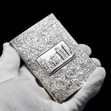 Load image into Gallery viewer, A Solid Silver &#39;Castle Top&#39; Abbotsford House Card Case - Taylor &amp; Perry 1835 - Artisan Antiques
