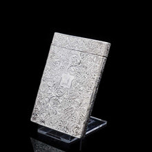 Load image into Gallery viewer, A Solid Silver &#39;Castle Top&#39; Abbotsford House Card Case - Taylor &amp; Perry 1835 - Artisan Antiques
