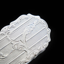 Load image into Gallery viewer, Victorian Solid Silver Snuff Box with Gilt Interior - Francis Clark 1847 - Artisan Antiques
