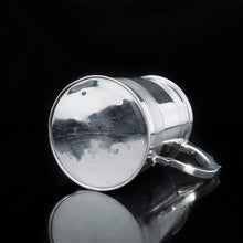 Load image into Gallery viewer, A Handsome Solid Silver Victorian Mug/Tankard - William Evans 1868 - Artisan Antiques
