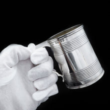 Load image into Gallery viewer, A Handsome Solid Silver Victorian Mug/Tankard - William Evans 1868 - Artisan Antiques
