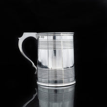 Load image into Gallery viewer, A Handsome Solid Silver Victorian Mug/Tankard - William Evans 1868 - Artisan Antiques

