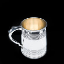 Load image into Gallery viewer, A Handsome Solid Silver Victorian Mug/Tankard - William Evans 1868 - Artisan Antiques

