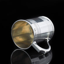 Load image into Gallery viewer, A Handsome Solid Silver Victorian Mug/Tankard - William Evans 1868 - Artisan Antiques
