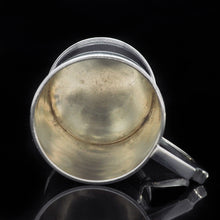 Load image into Gallery viewer, A Handsome Solid Silver Victorian Mug/Tankard - William Evans 1868 - Artisan Antiques
