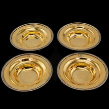 Load image into Gallery viewer, Antique Georgian Solid Silver Gilt Salt/Pin Dishes - Thomas Robbins 1806
