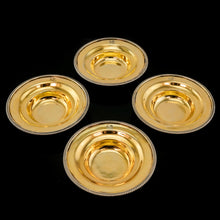 Load image into Gallery viewer, Antique Georgian Solid Silver Gilt Salt/Pin Dishes - Thomas Robbins 1806
