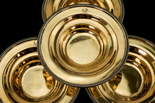 Load image into Gallery viewer, Antique Georgian Solid Silver Gilt Salt/Pin Dishes - Thomas Robbins 1806
