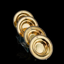 Load image into Gallery viewer, Antique Georgian Solid Silver Gilt Salt/Pin Dishes - Thomas Robbins 1806
