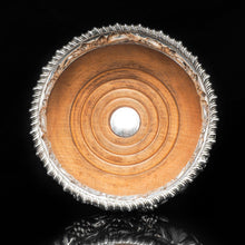 Load image into Gallery viewer, A Magnificent Solid Silver Wine Coaster - James Dixon &amp; Sons Ltd 1901 - Artisan Antiques
