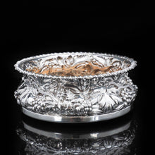 Load image into Gallery viewer, A Magnificent Solid Silver Wine Coaster - James Dixon &amp; Sons Ltd 1901 - Artisan Antiques
