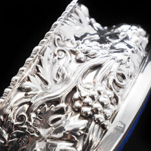 Load image into Gallery viewer, A Magnificent Solid Silver Wine Coaster - James Dixon &amp; Sons Ltd 1901 - Artisan Antiques

